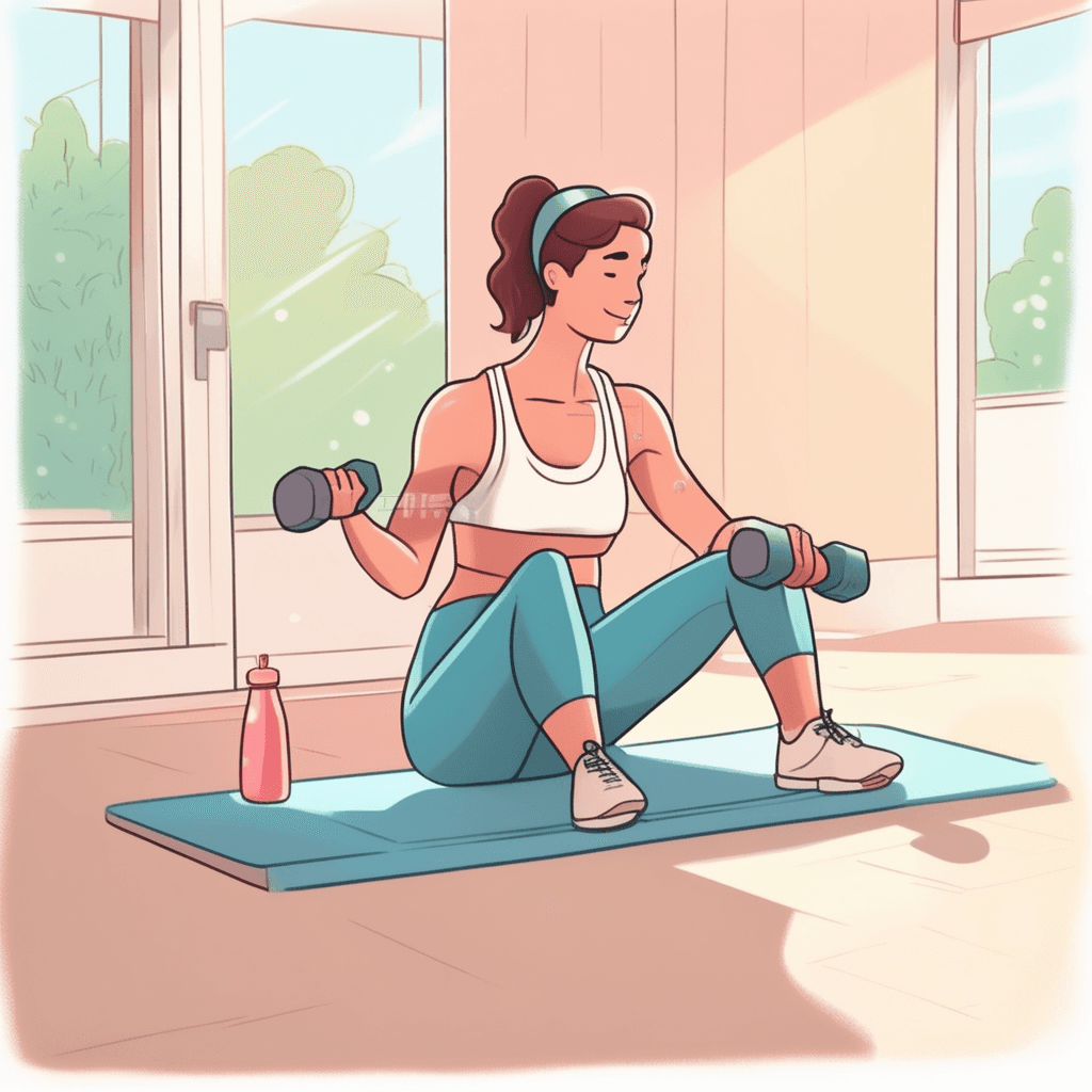 relating to or done after physical exercise or training