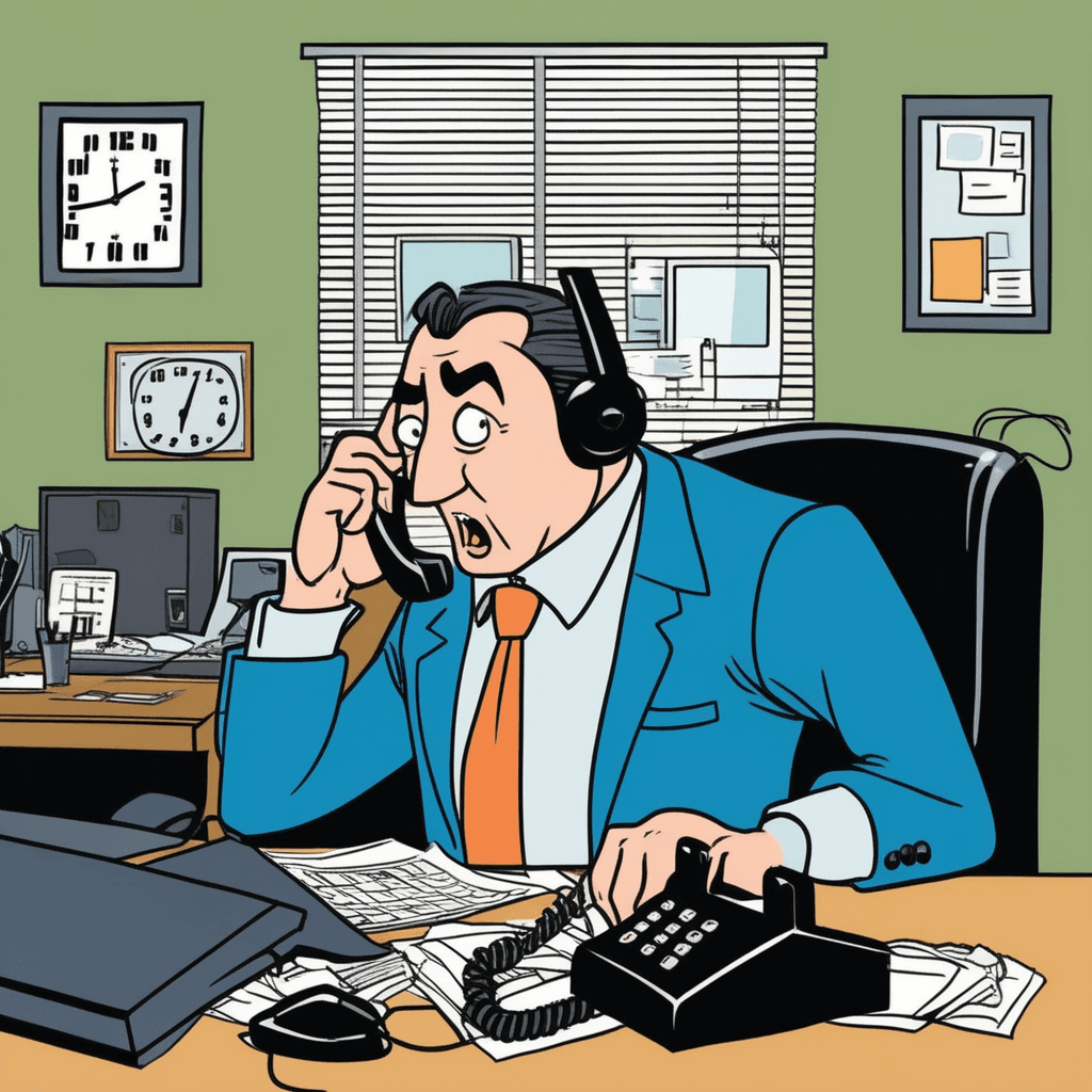 He picked up the phone, but chose to postpone the tone