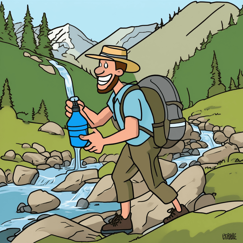 Portable filter makes water potable - that's quotable!