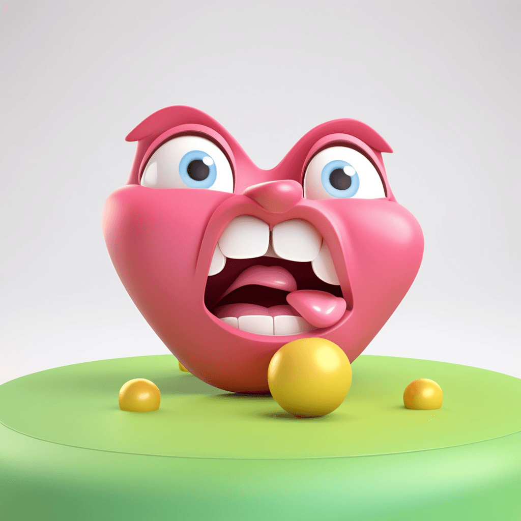 to push out your lips to show you are annoyed or unhappy