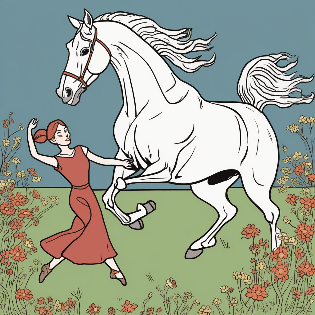 Watch the horse prance, then take your chance to dance!