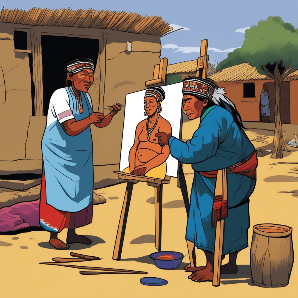 A native artist's prerogative to stay creative!