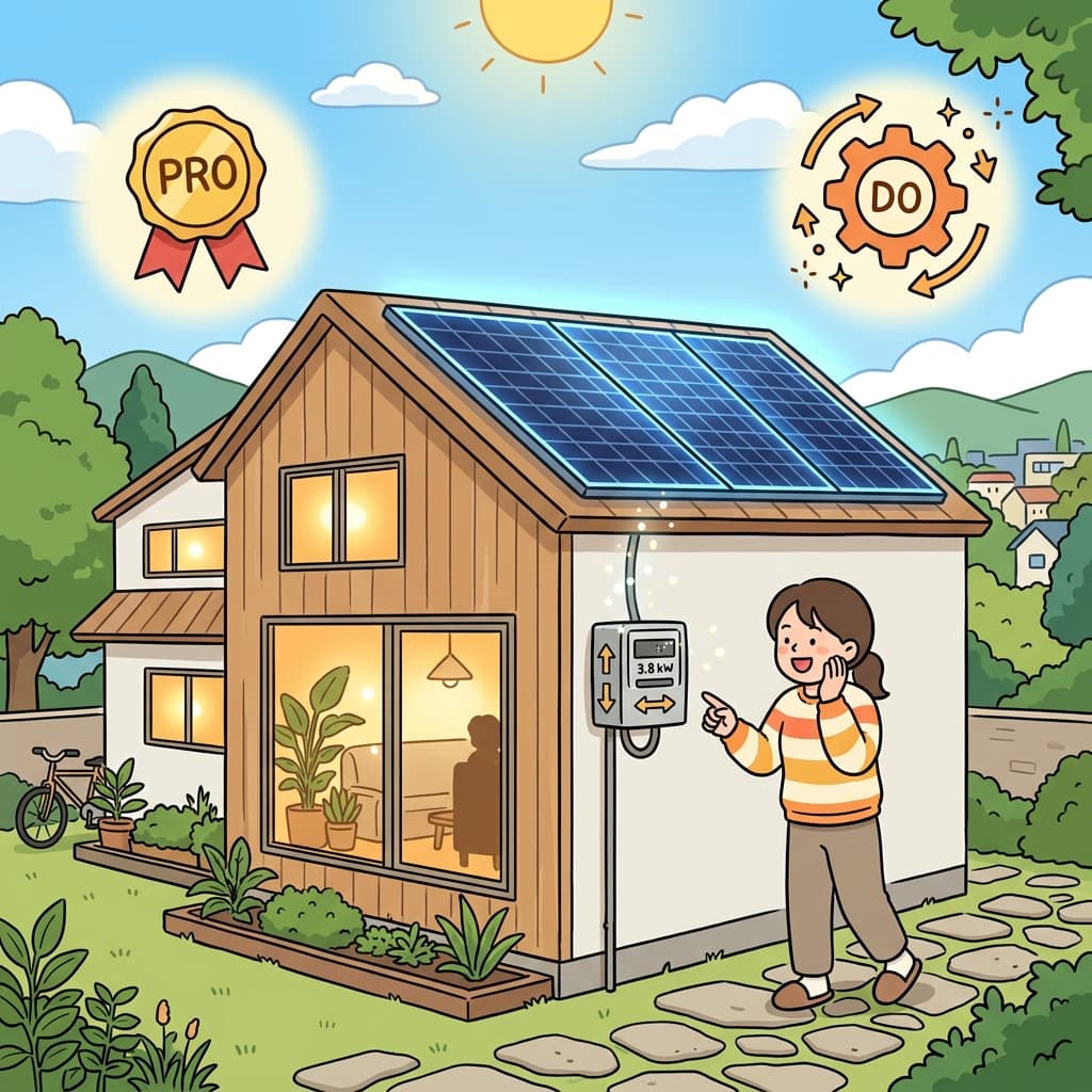 The solar panels were highly productive, generating enough electricity to power the entire house.