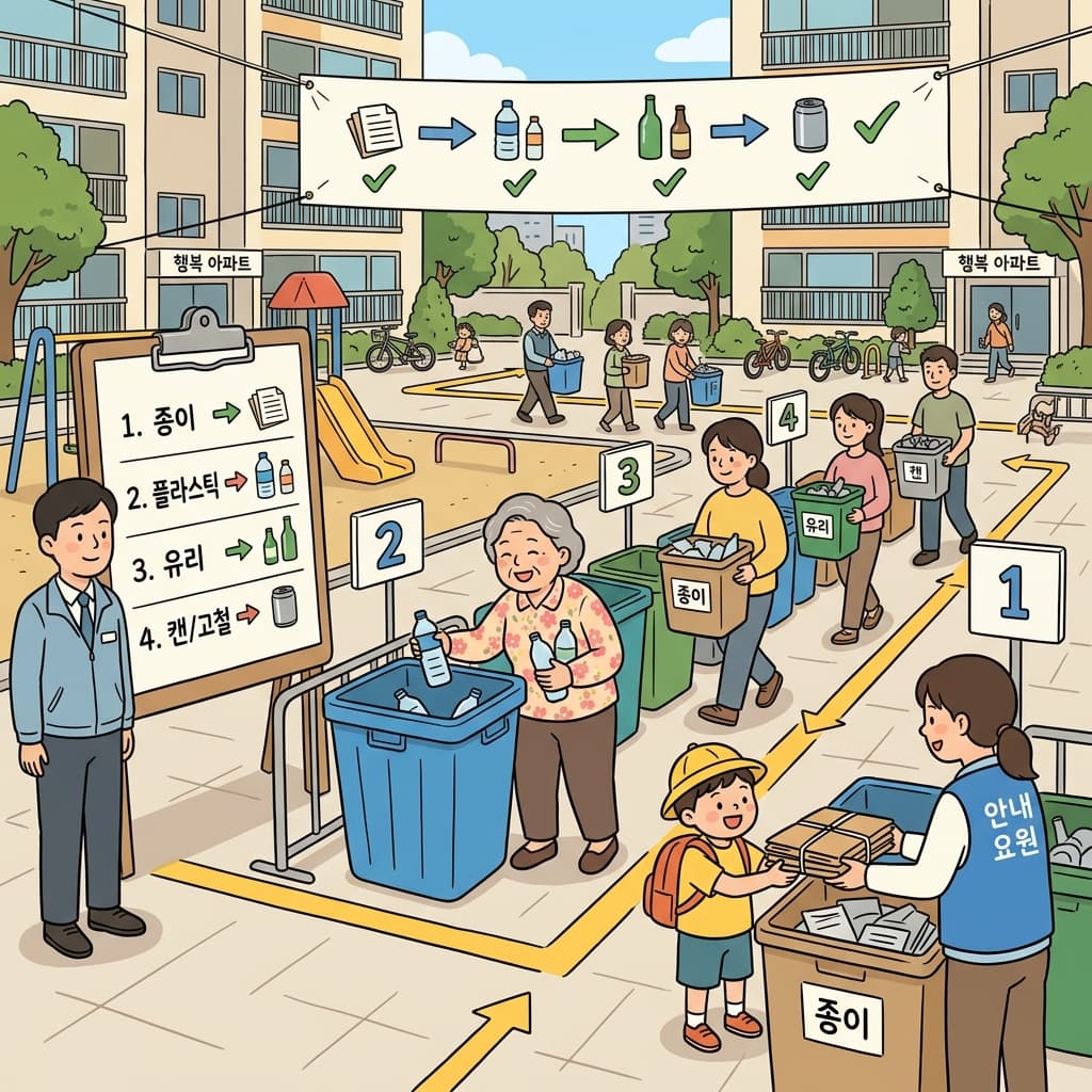 The city's programmatic recycling drive turned every neighborhood into a sorting station.