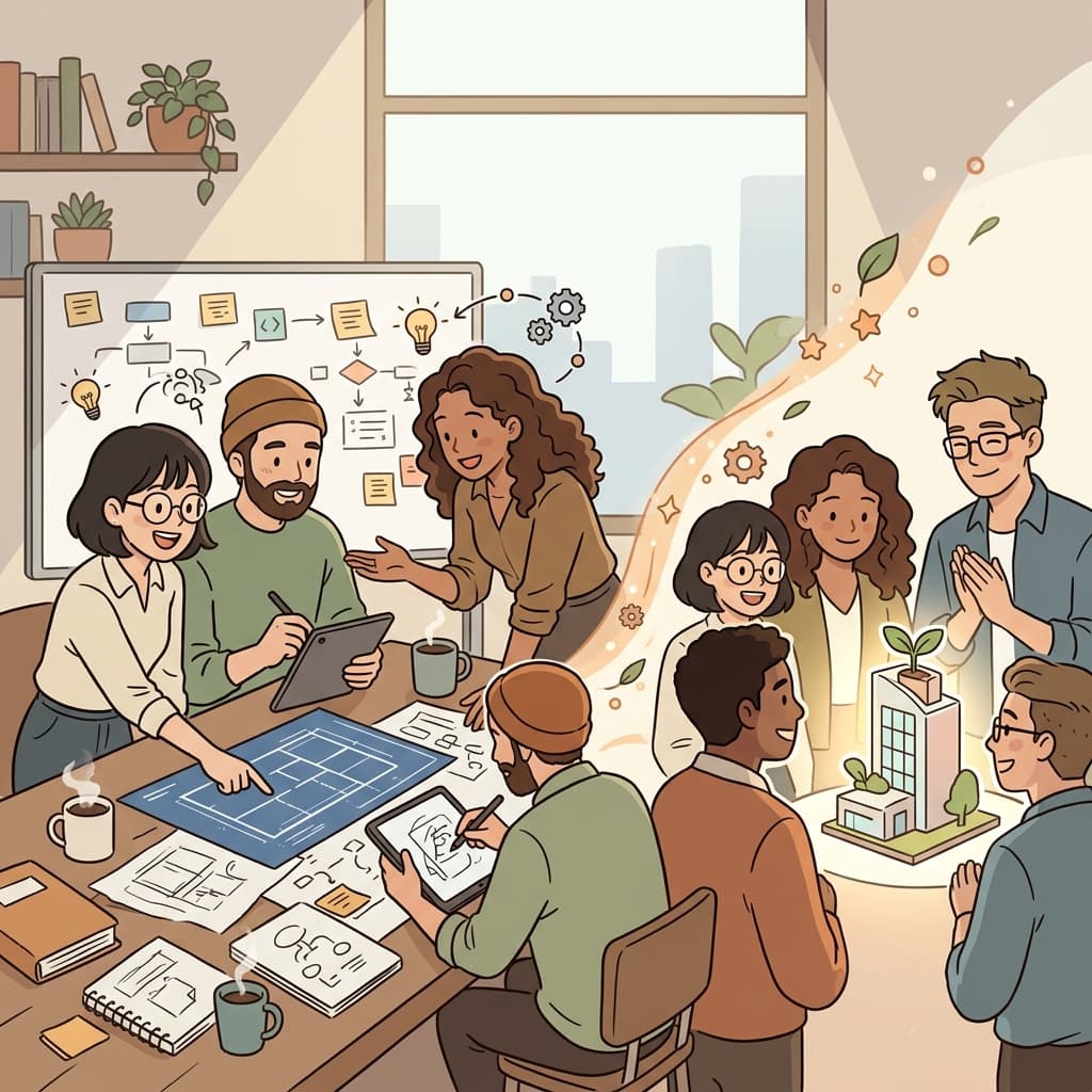The project helped people connect and eventually led to success.