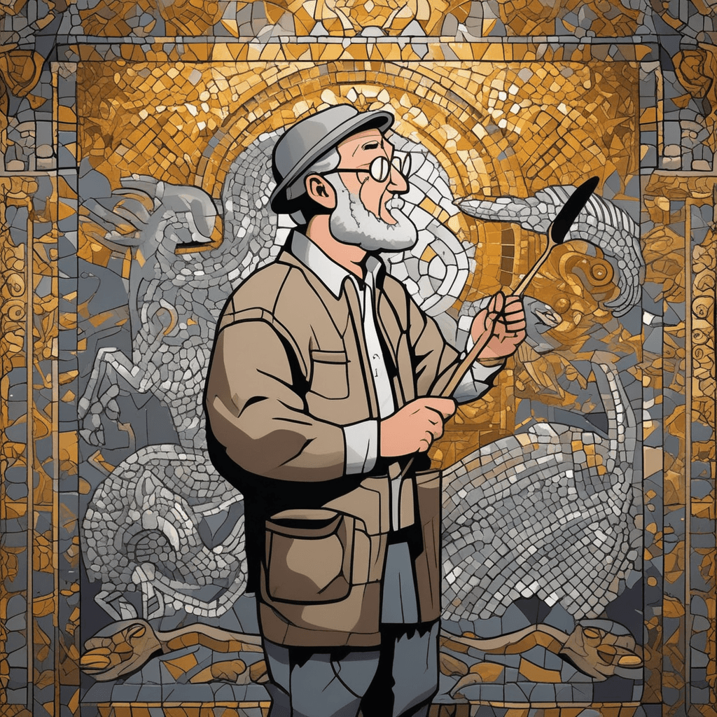 Prosaic paint threatens archaic mosaic