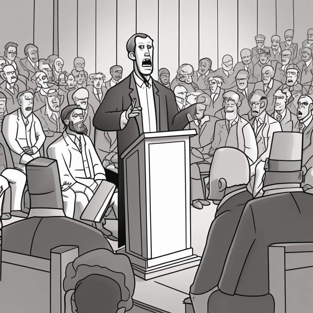 A Protestant faces the resistant contestant!