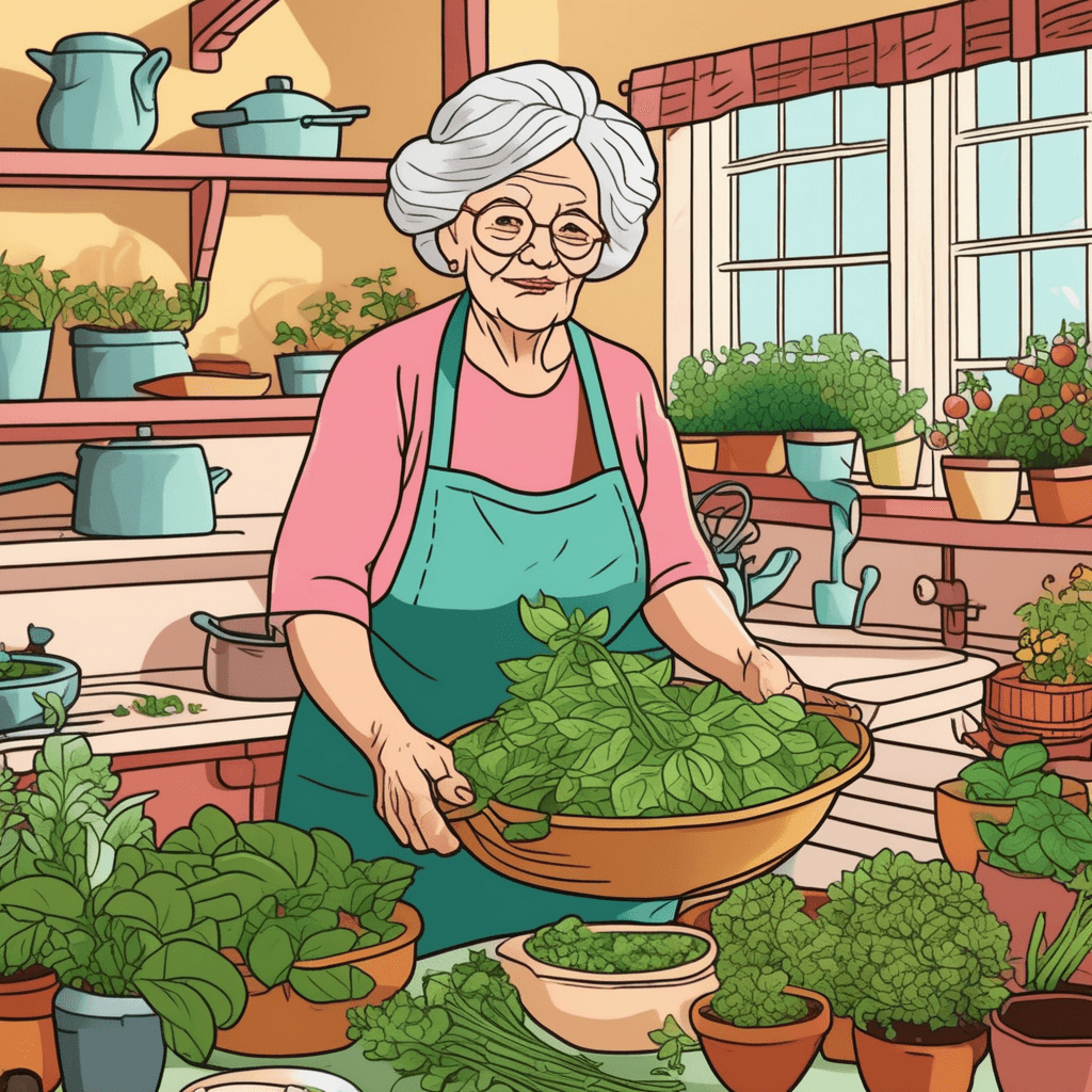 A superb proverb shared over herb picking wisdom!