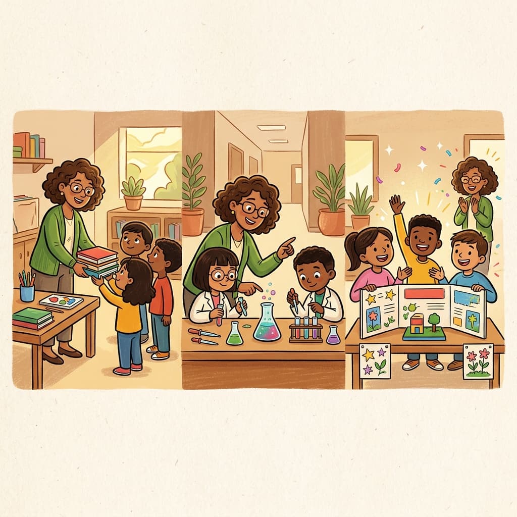 Good teachers provide support, guide their students, and help them thrive.