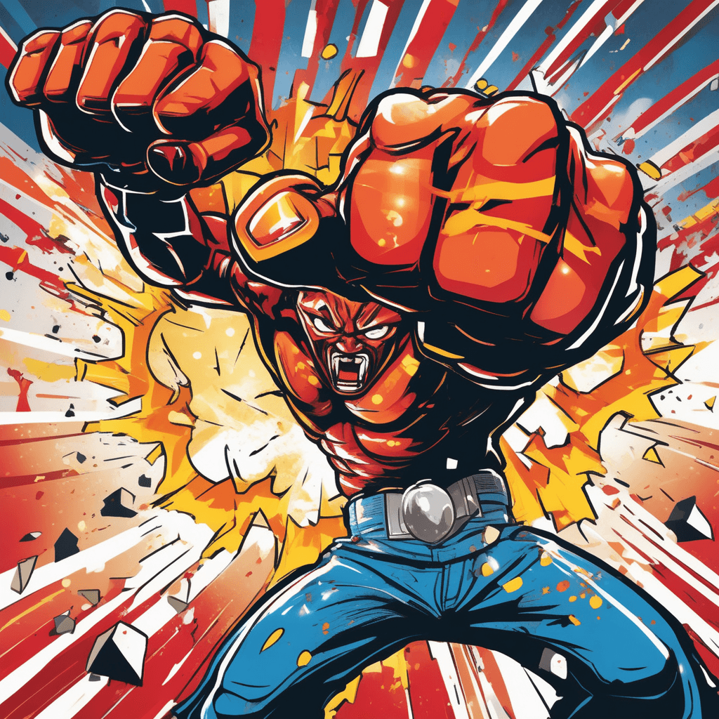 A punch is the moment of truth — crunch at impact, then lunch and celebration with a bunch of joy, guided by a wise hunch