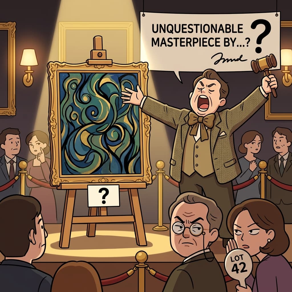 The painting was purportedly by Da Vinci, but no one could truly prove it.