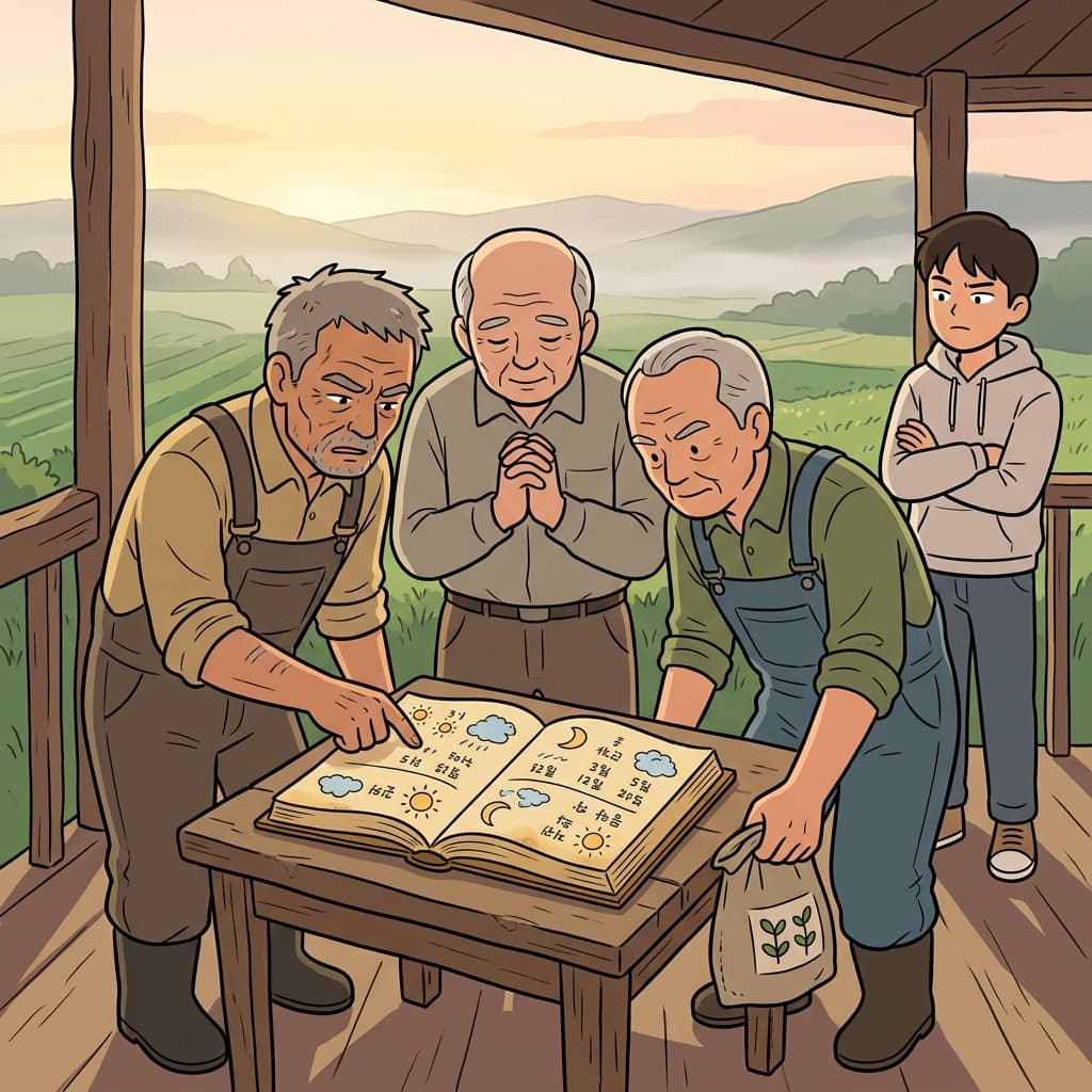 Old farmers put stock in the almanac's weather predictions before planting season.
