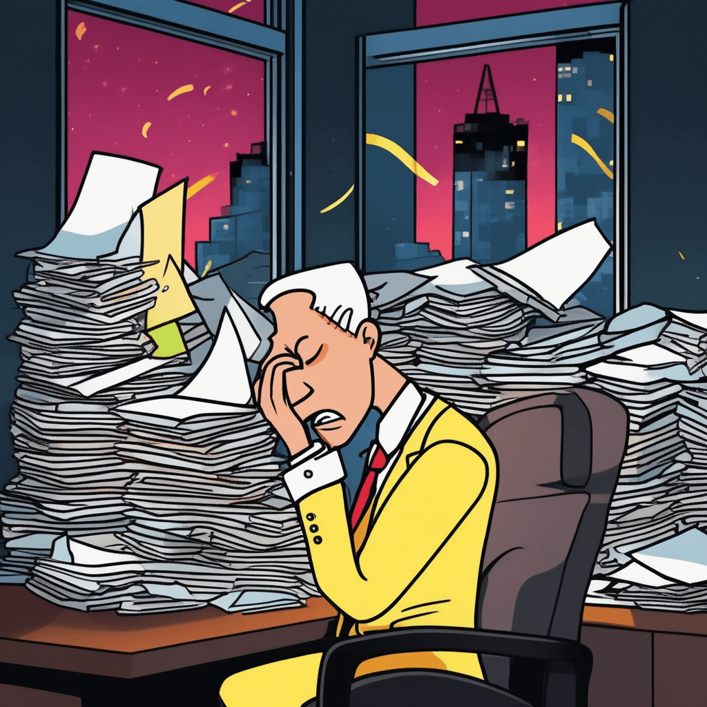 Deadlines put a strain on the brain like a speeding train!