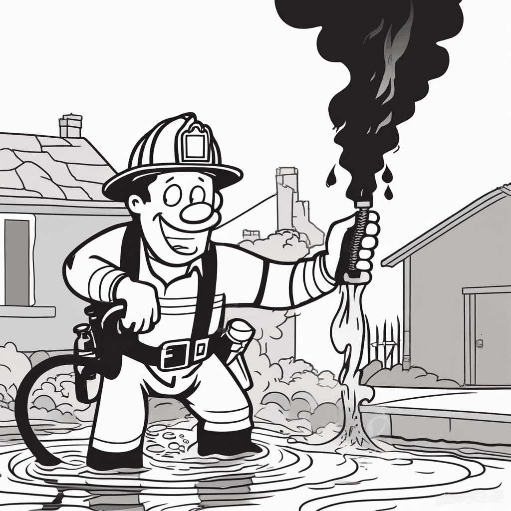 Drop the wrench in the trench, but quench the fire's thirst!