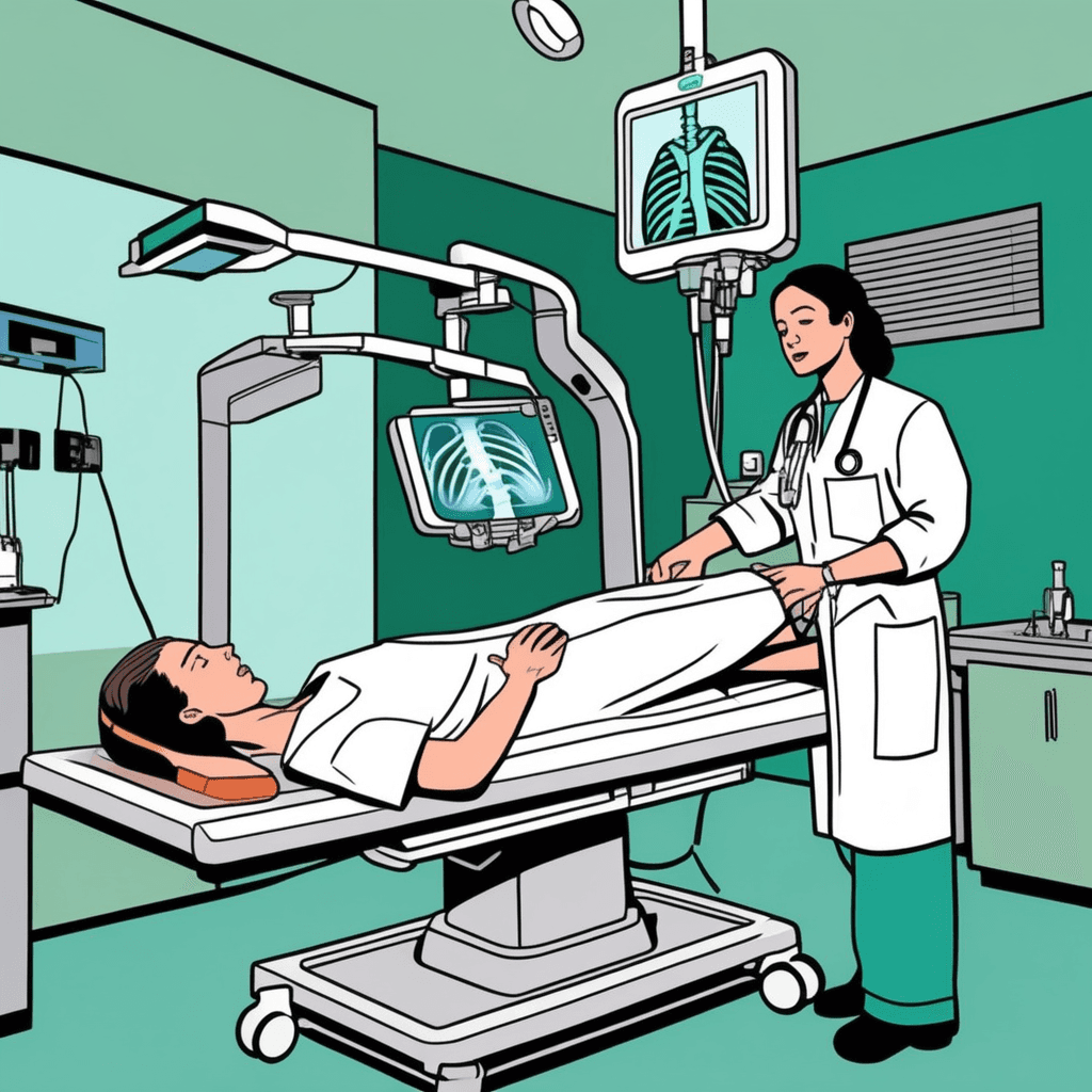 Taking X-ray photographs for diagnosis