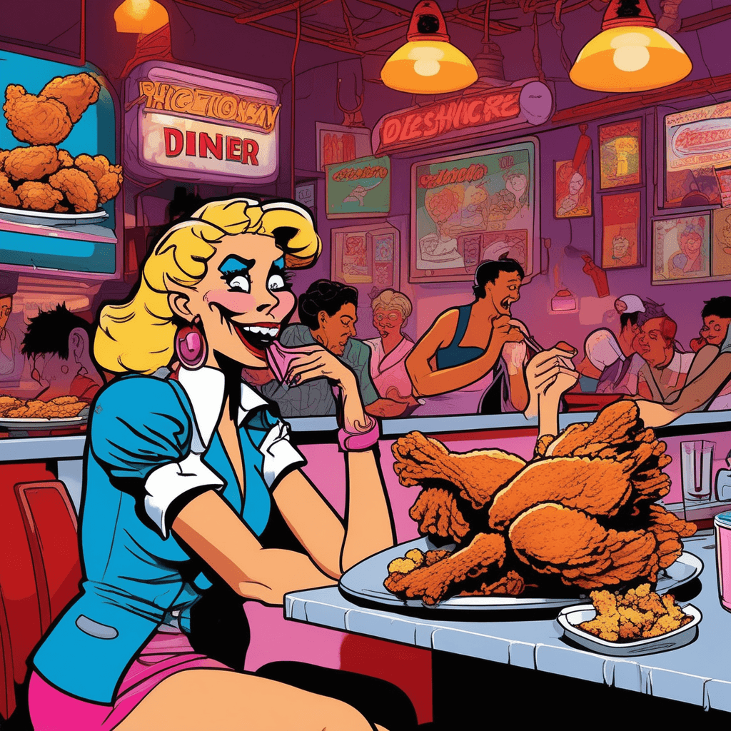 This raunchy joint serves crunchy treats!