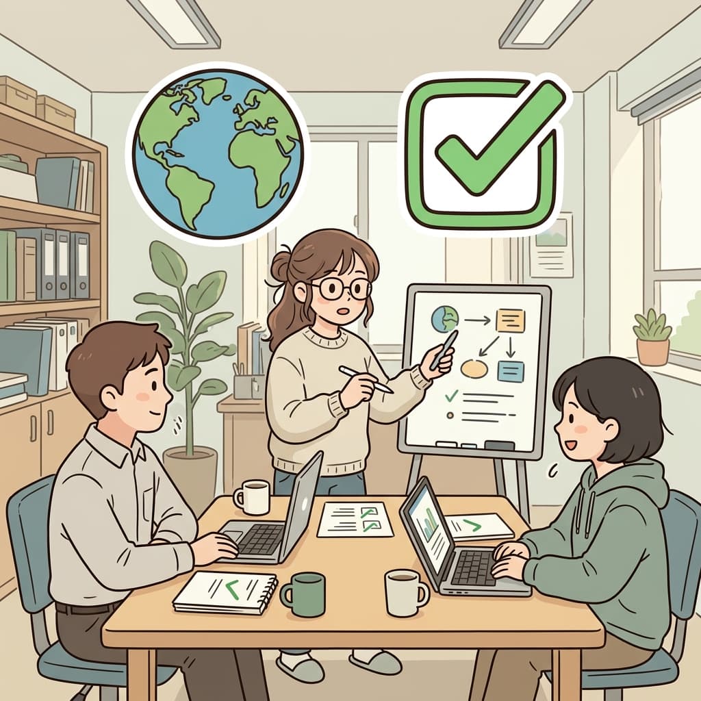 The scientist proposed a realistic solution to the problem. (🌍 Real + ✅ Possible → Realistic)