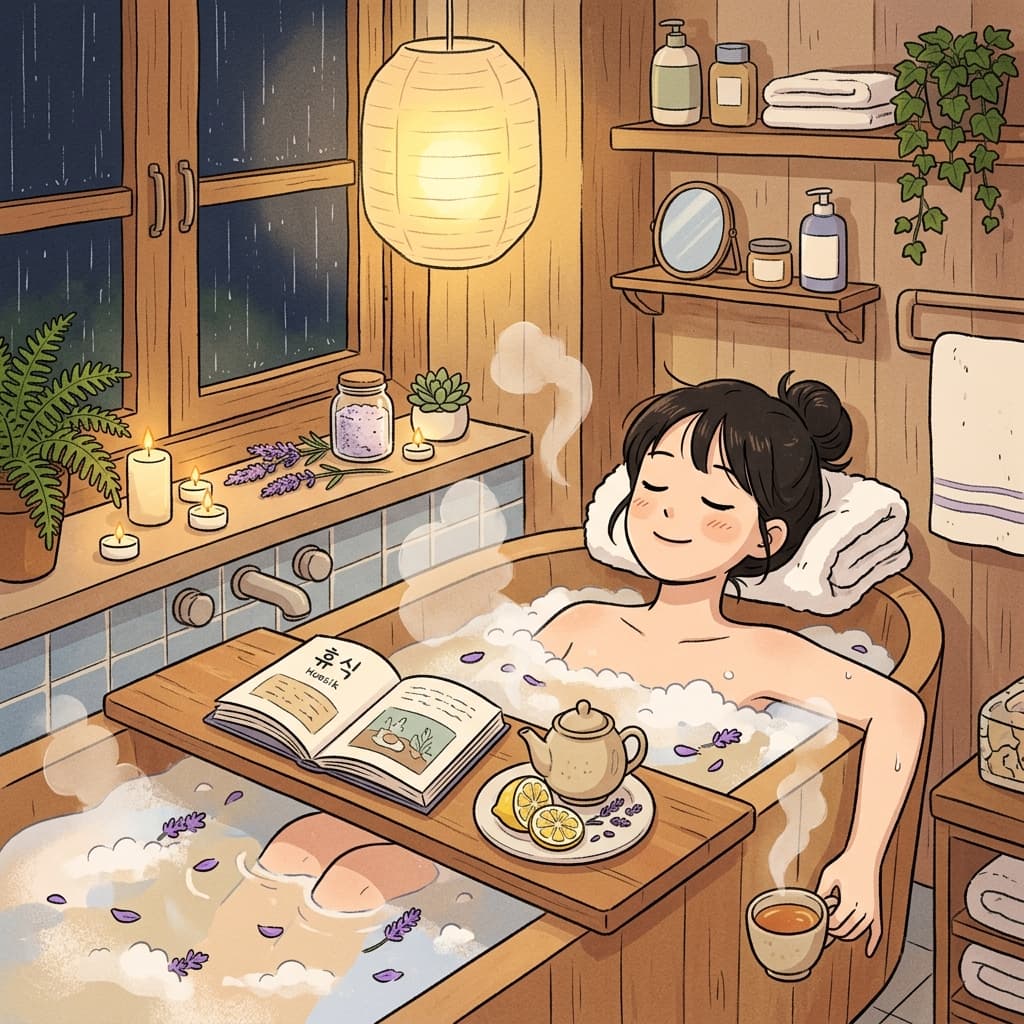 After a long week, a hot bath feels incredibly relaxing.