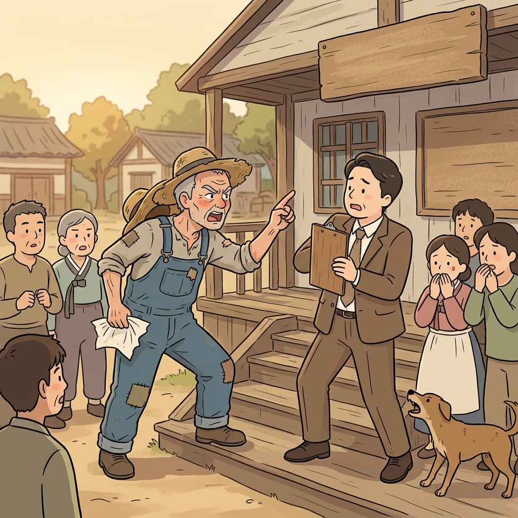 The old farmer remonstrated with the mayor about the new water tax.
