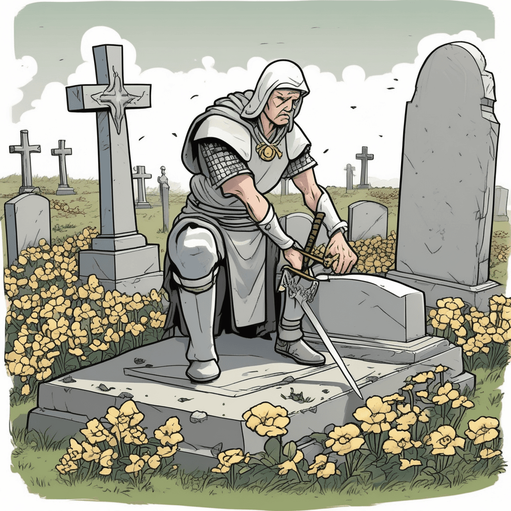 Once forceful in war, now resourceful and remorseful