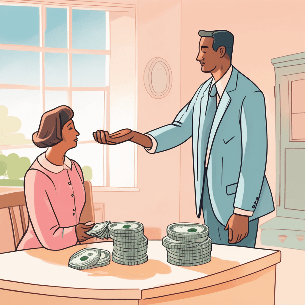 The action of paying back a loan or debt; something that is given in return for what has been received.