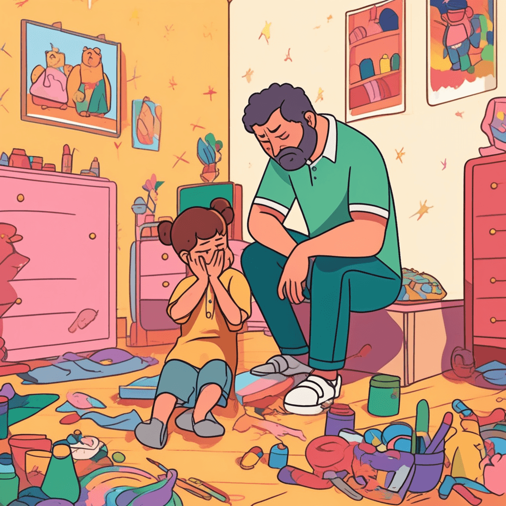 Parent suppressing child's creativity