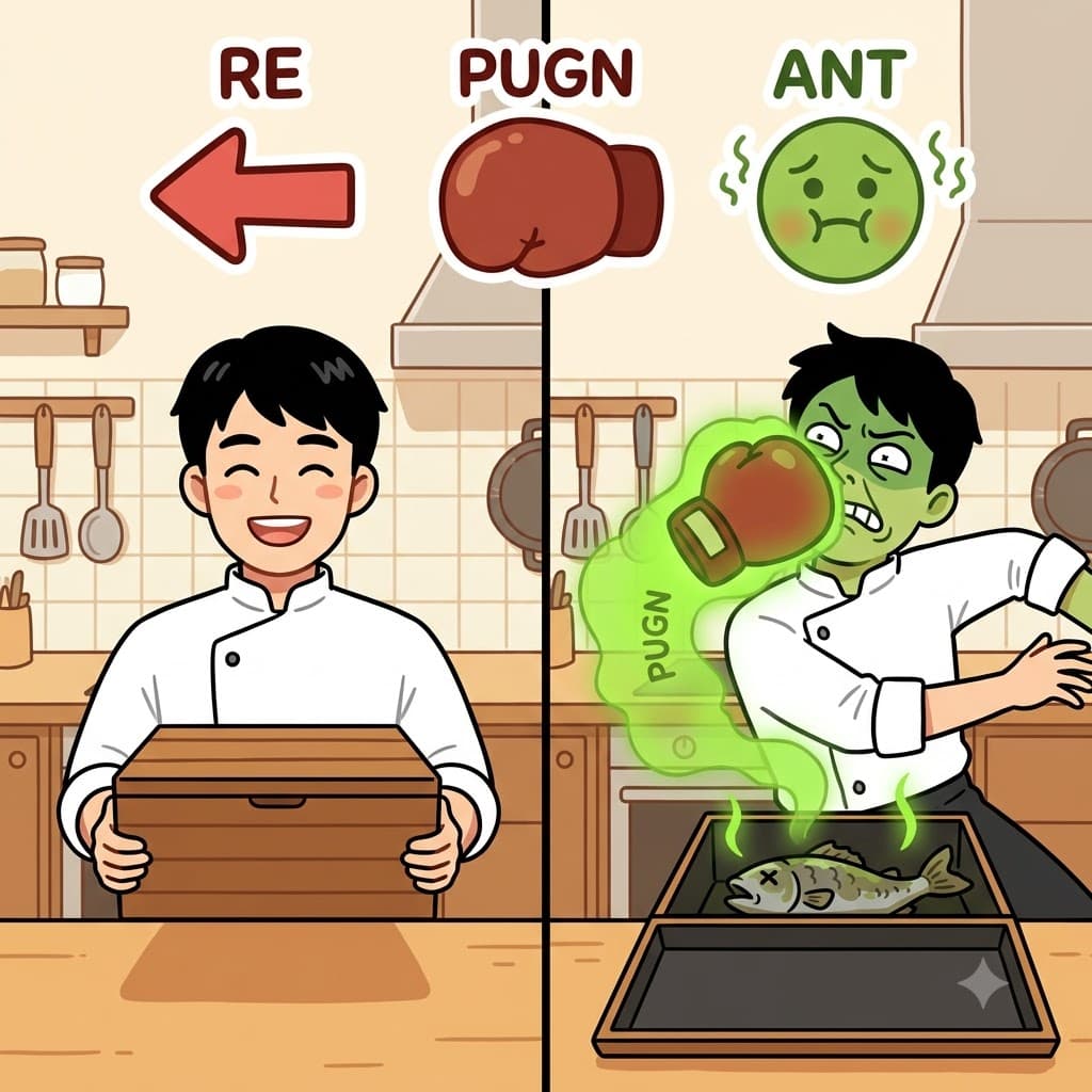RE(against) + PUGN(fight) + ANCE(state) — the rotten fish caused such strong repugnance that he backed away from the smell.