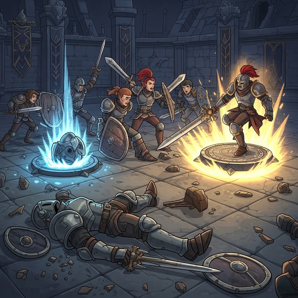 To reappear in a game after being defeated.