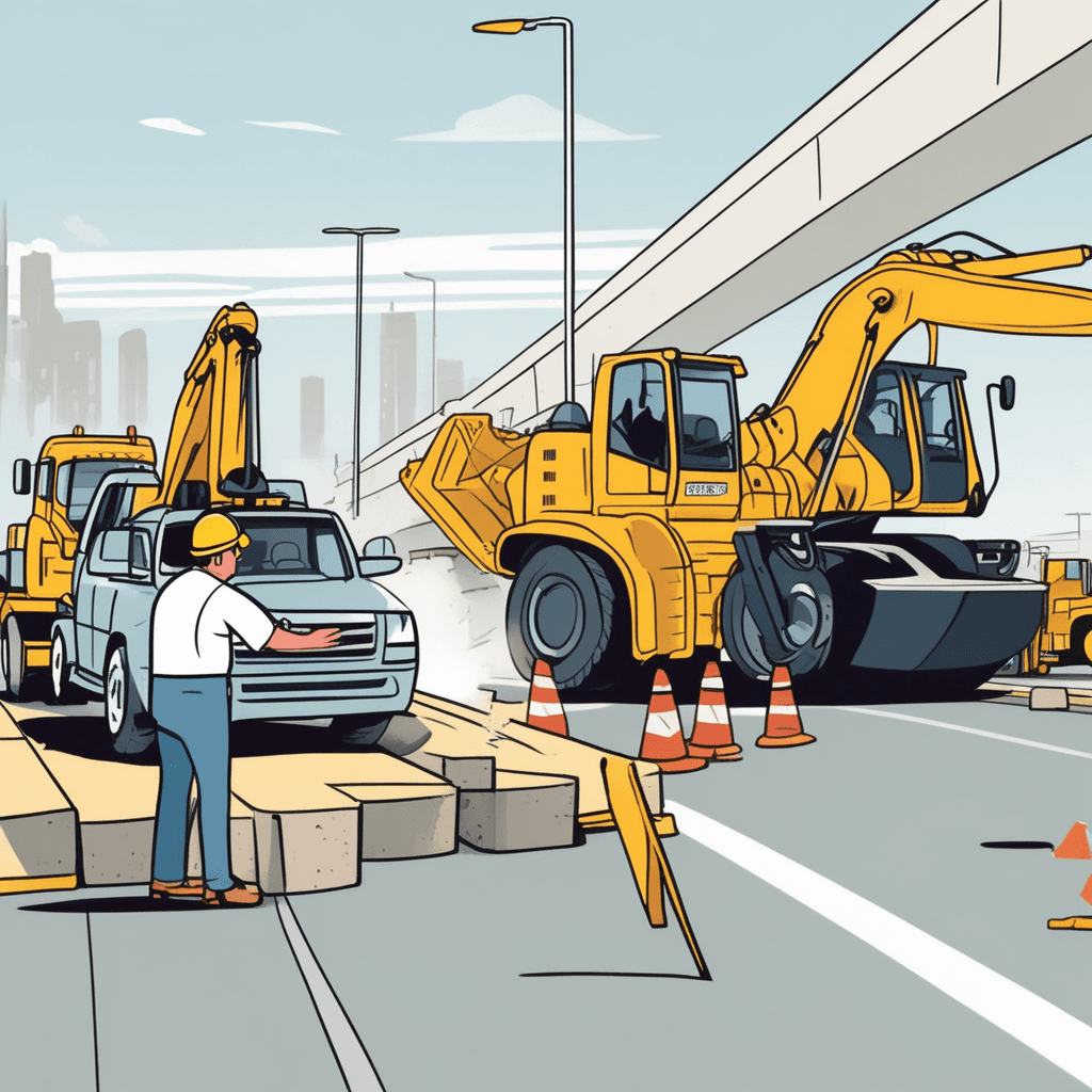 Obstacles slowing down traffic flow