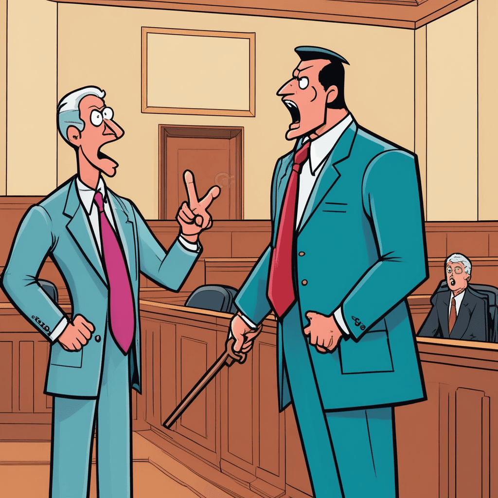A short retort shakes the court!