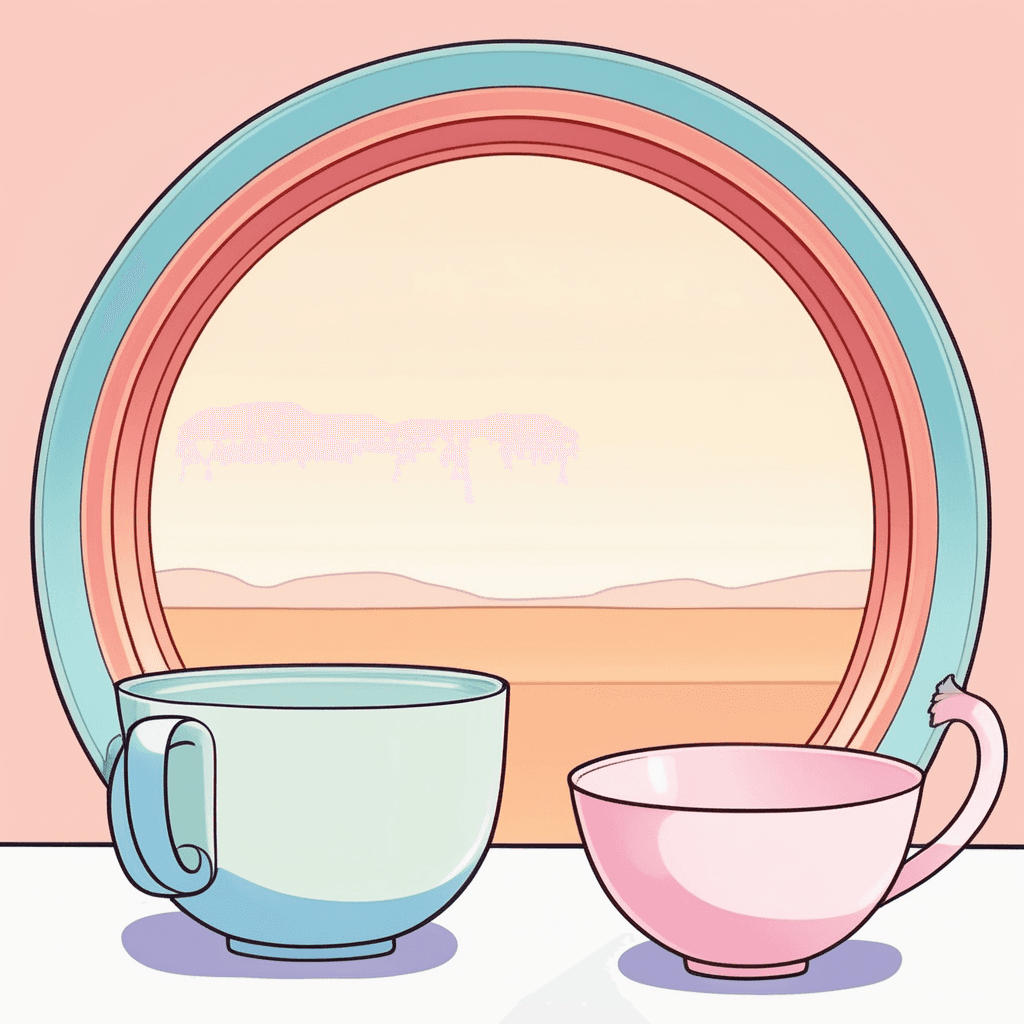 The outer edge or border of something, typically circular or curved, such as the edge of a wheel, cup, or crater.