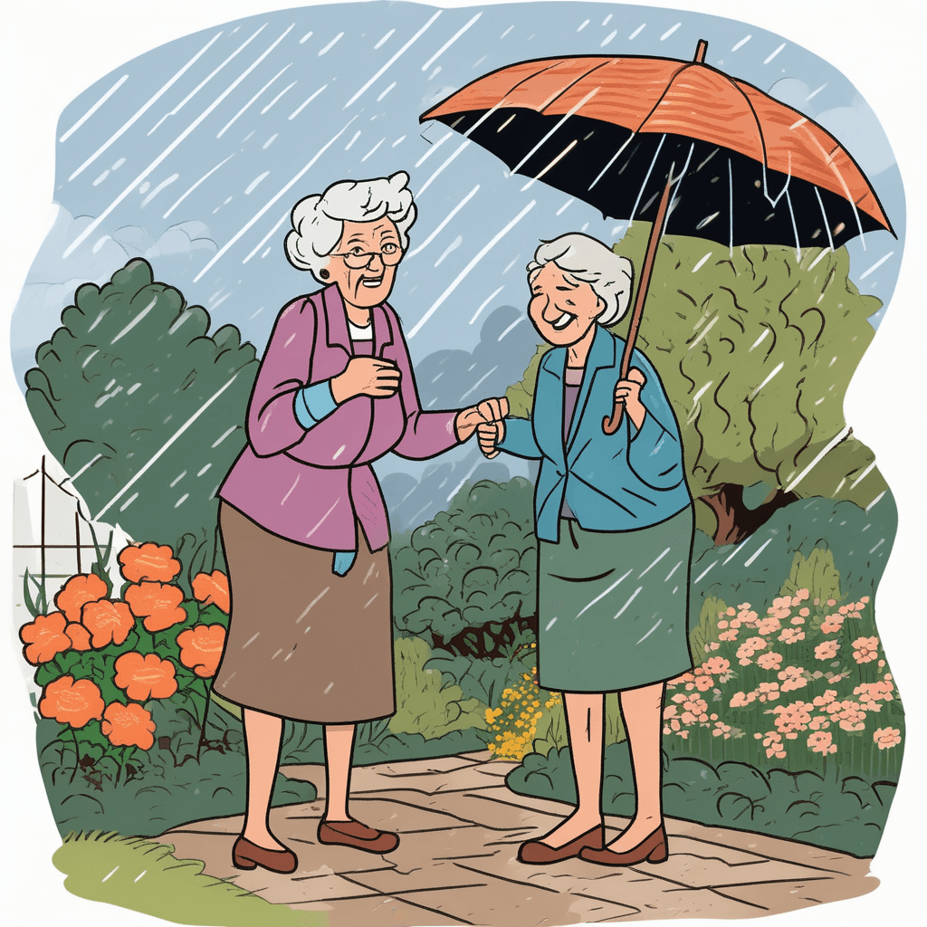Grandmother stays strong despite harsh storm