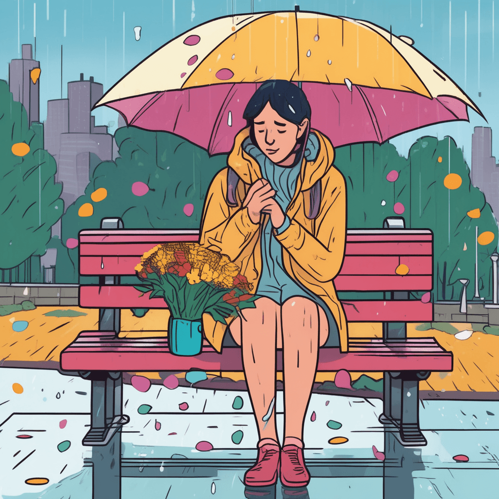 Overwhelmed by deep sorrow and grief
