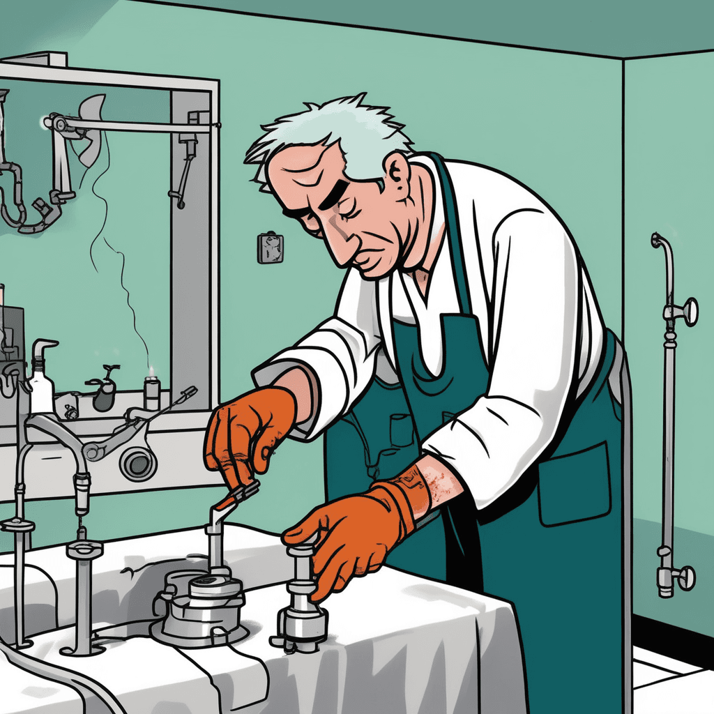 Apply the salve while fixing the valve, but halve your rush!