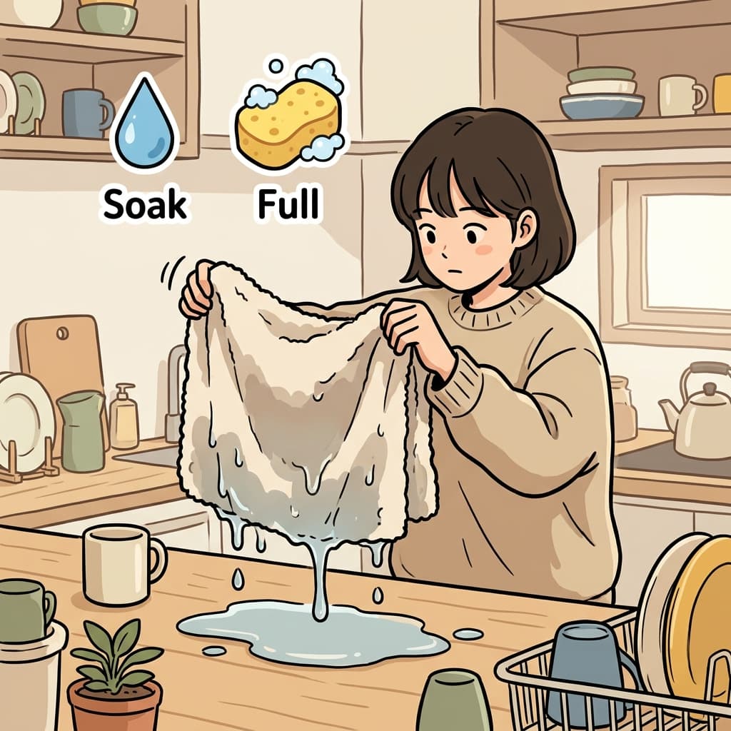 saturation — the state of being completely filled or soaked with something (mnemonic illustration)