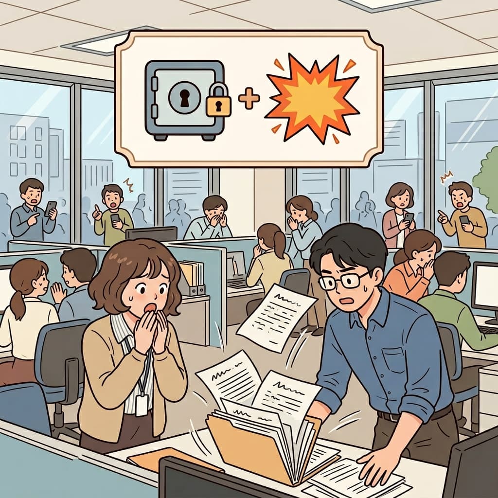 The company scandal damaged public trust almost overnight. (SECRET + EXPLOSION = SCANDAL)