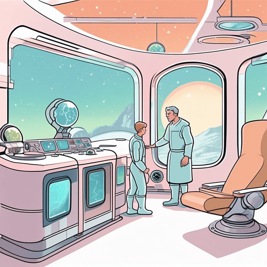 science fiction; stories or films about imaginary future scientific or technological developments