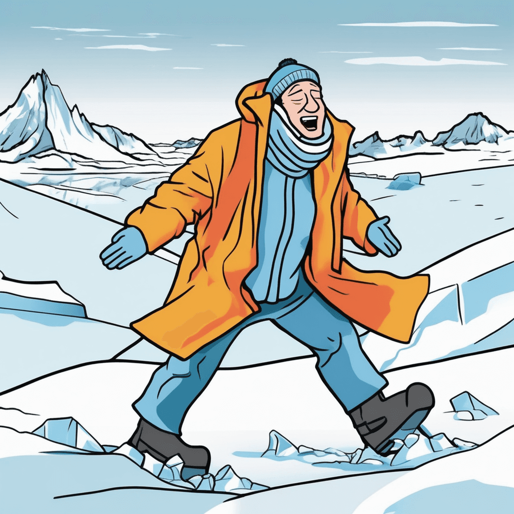 Even in Antarctica, sciatica burns hot with pain.