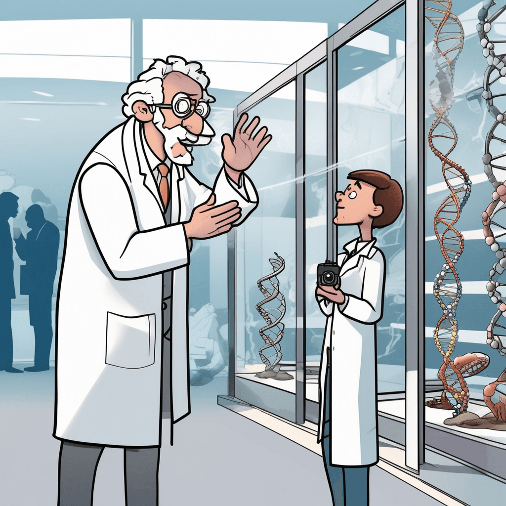 The scientist teaches the tourist while the artist captures the moment!