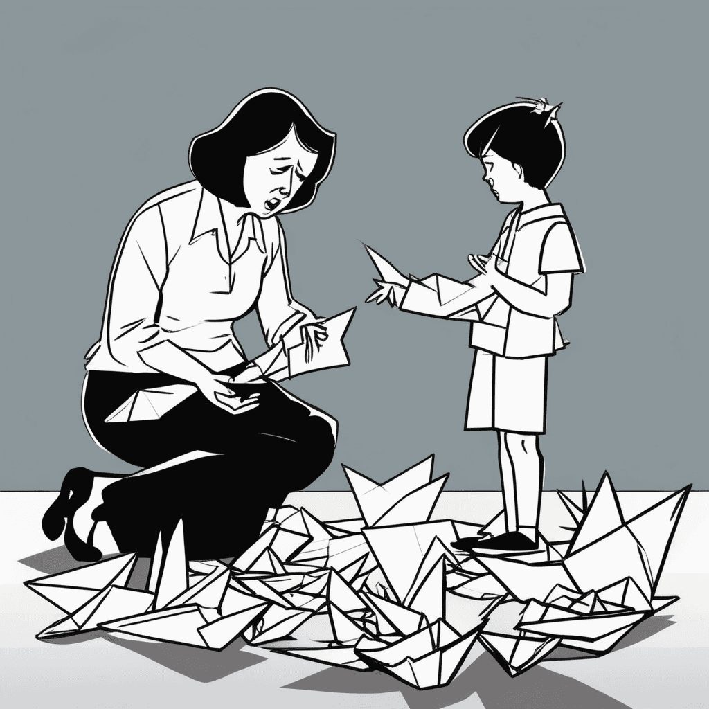 Scolding while holding, when you should be folding!