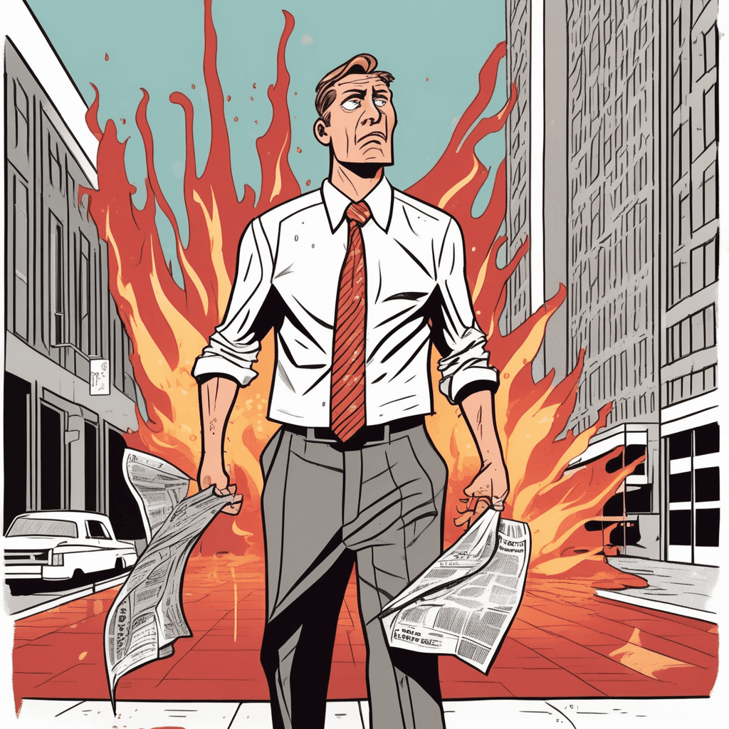 An extremely hot day