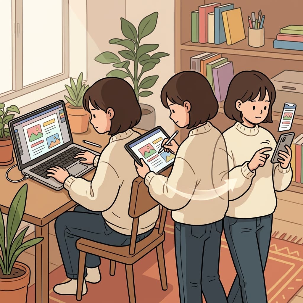 The software worked seamlessly across all devices.