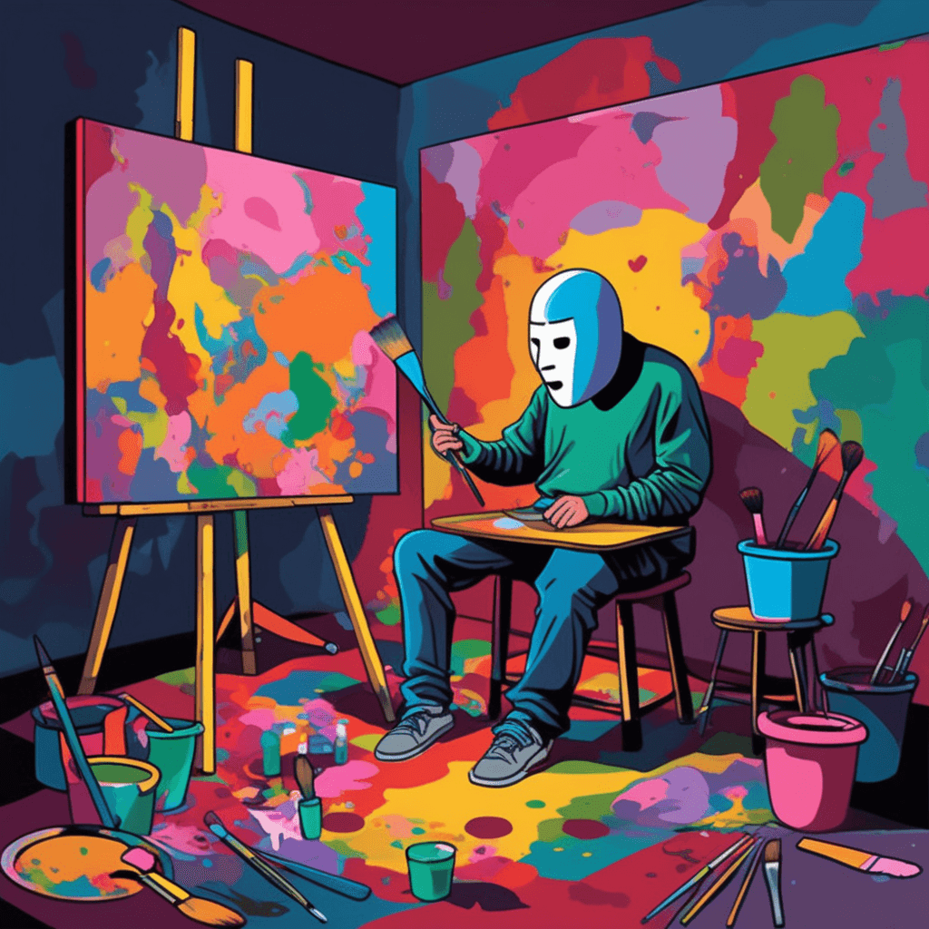 Secretive artist, creative and decorative