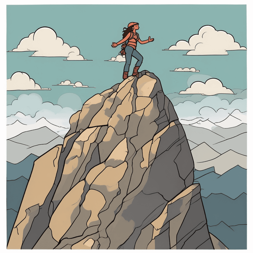 Self-assured despite what she endured, her confidence can't be obscured!