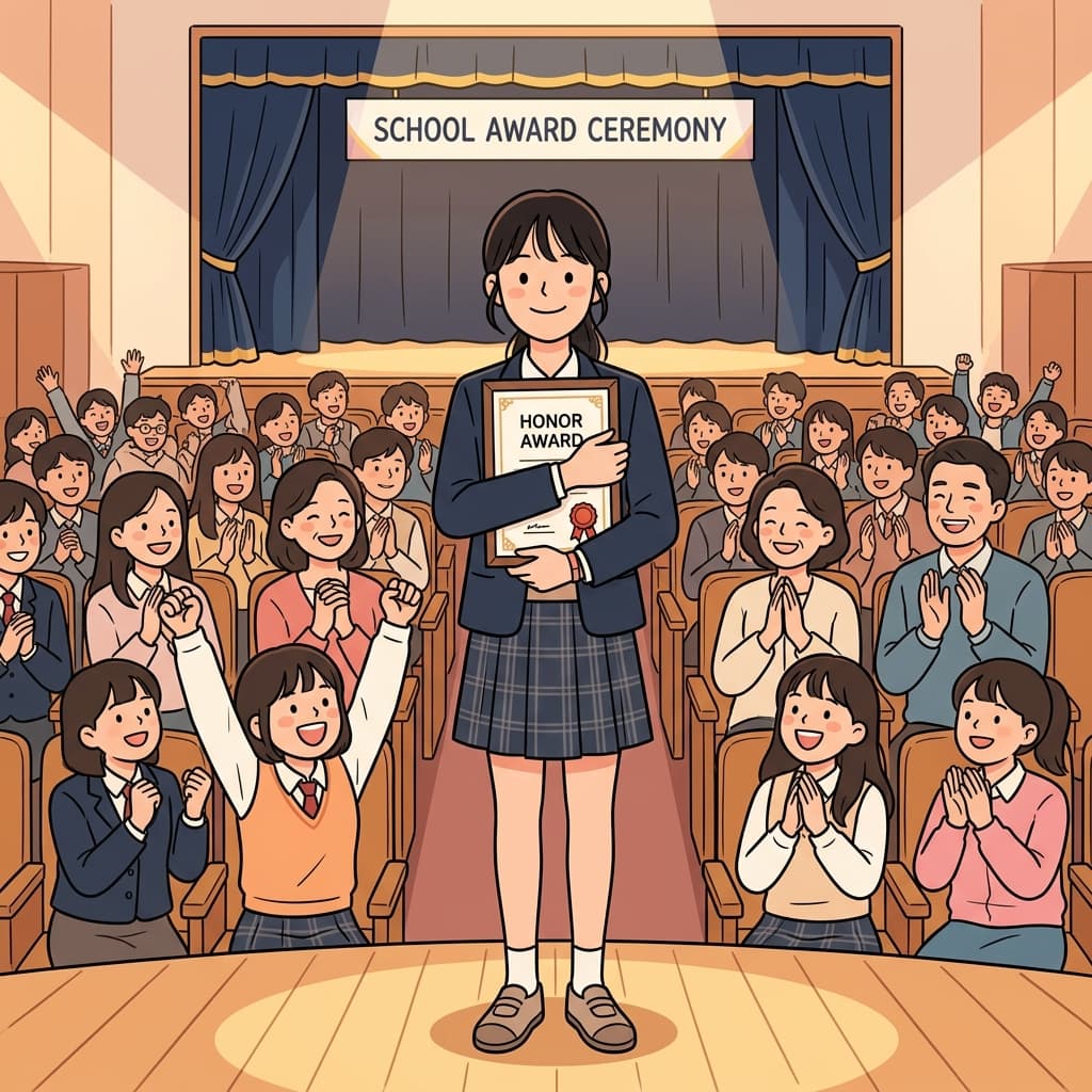 Her self-esteem grew after she achieved her goal.