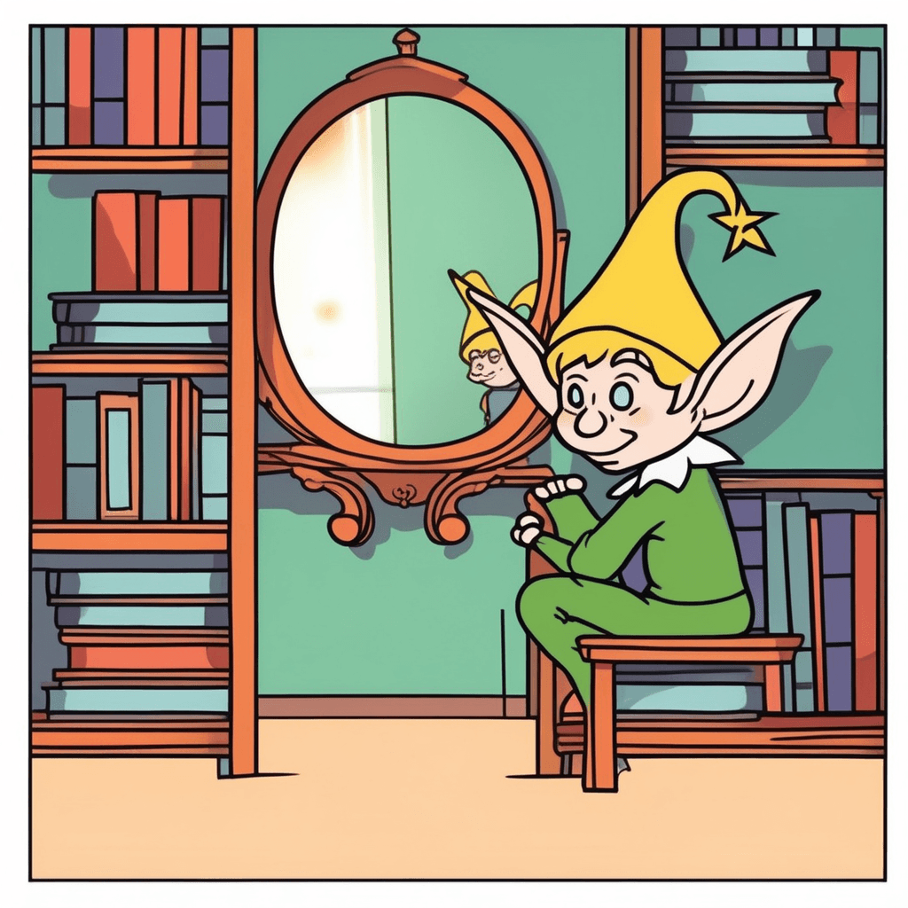 The elf on the shelf discovers his true self