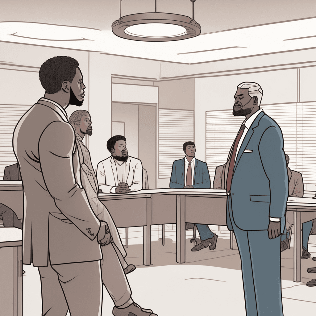 a well-dressed person stands with arms crossed and chin raised, looking down at others with a smug expression. Their posture shows complete confidence that they alone know what's morally right. The speaker points an accusatory finger at neighbors while wearing a satisfied smile. Their body language communicates clear feelings of moral superiority over everyone else. Other community members look uncomfortable and exchange worried glances at the judgmental attitude. Some neighbors shake their heads or look away from the condescending behavior. someone having or displaying a feeling of superiority about their own moral beliefs or behavior
