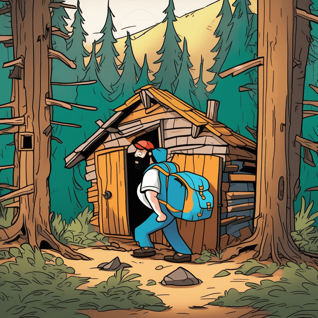 Drop your pack and lean back at the shack