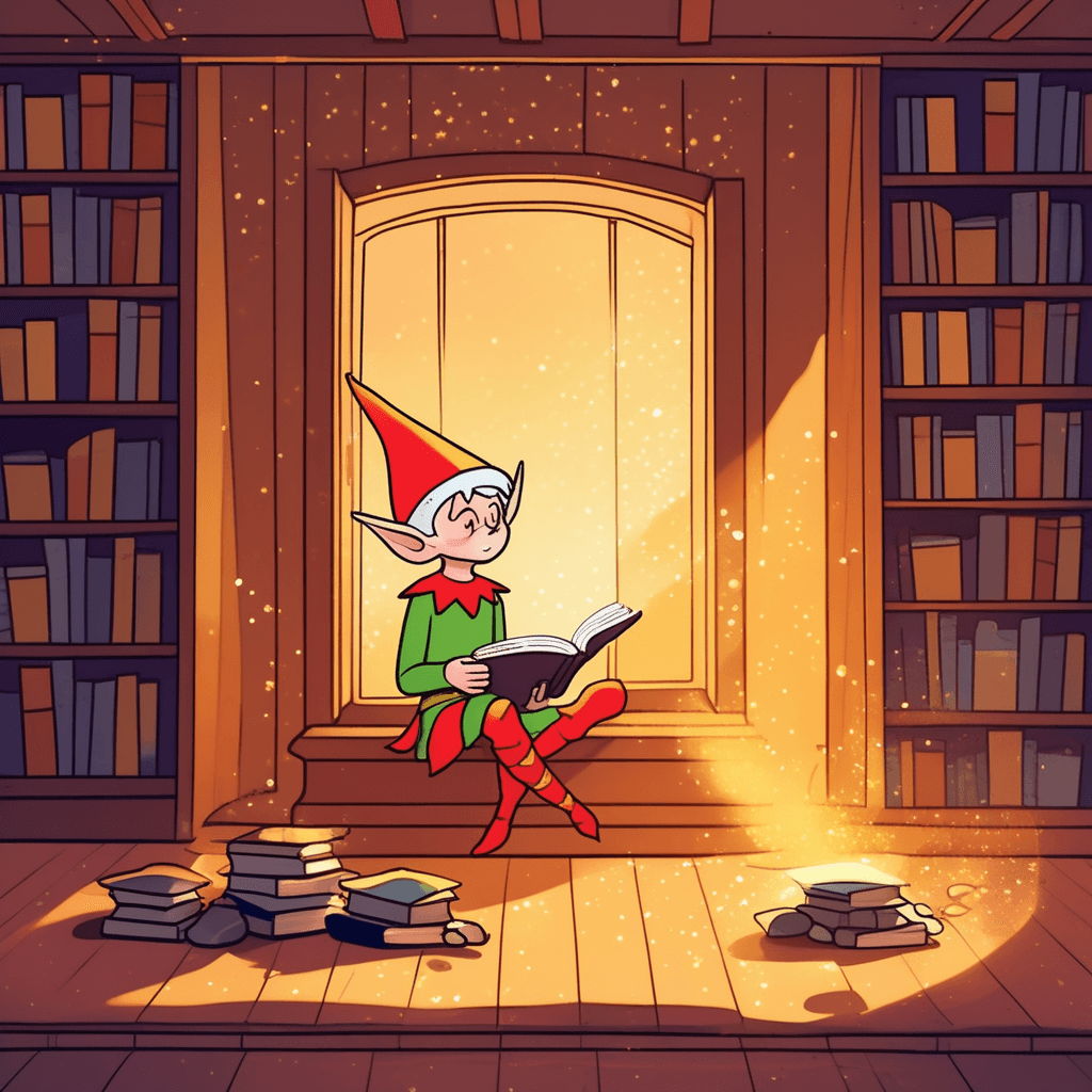 An elf on the shelf discovers itself