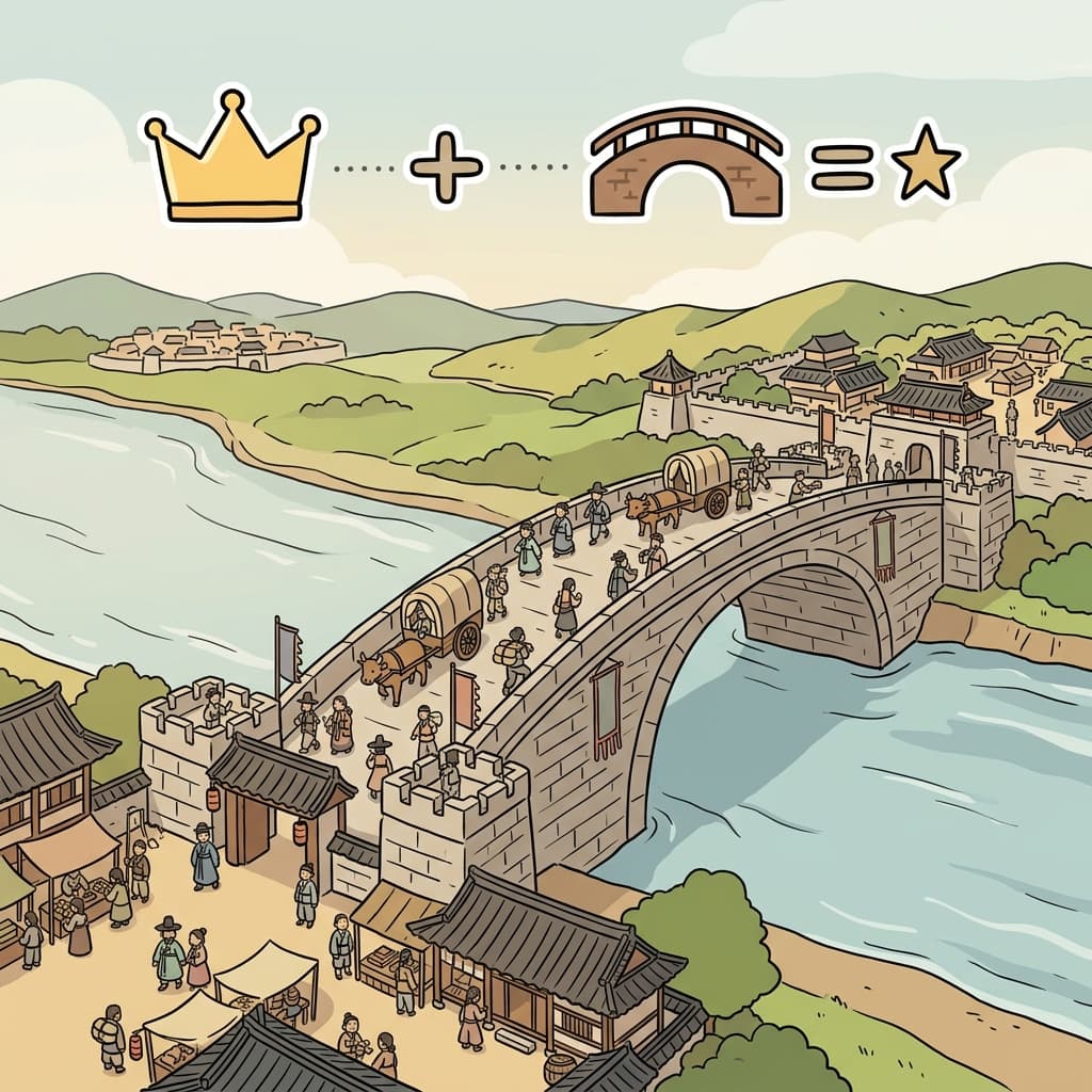 The bridge significantly improved travel between the two nations. (IMPORTANT + LARGE EFFECT = SIGNIFICANTLY)